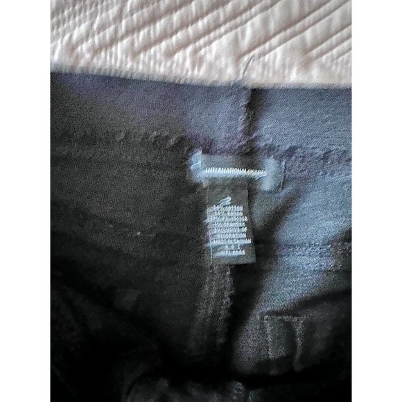 INC International Concepts elastic waist black skinny jeggings sz 2 - Picture 3 of 4